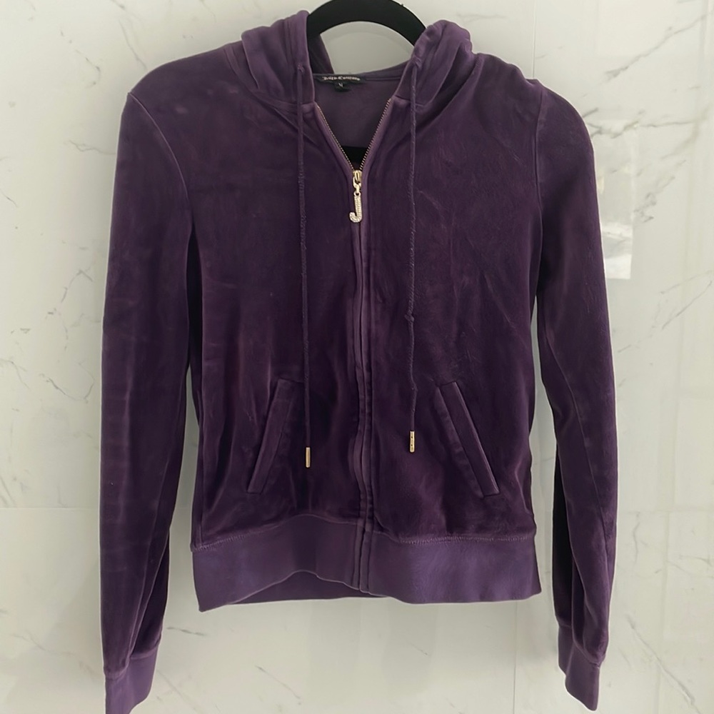 Juicy couture velour classic hoodie
